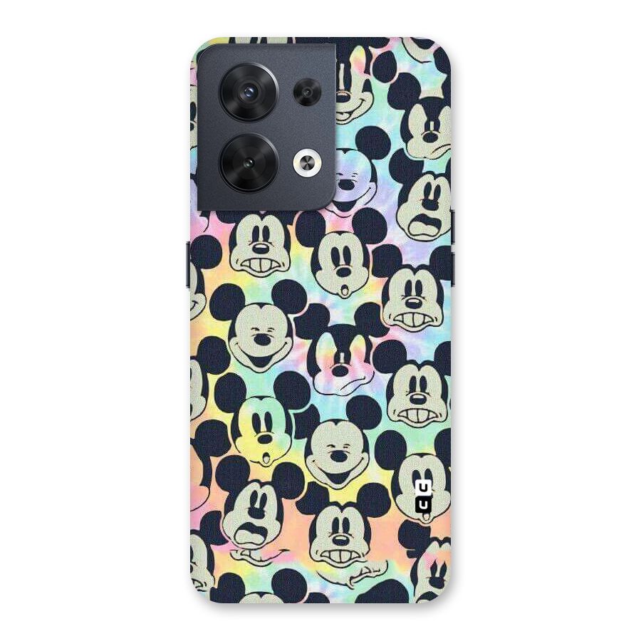 Fun Rainbow Faces Back Case for Oppo Reno8 5G