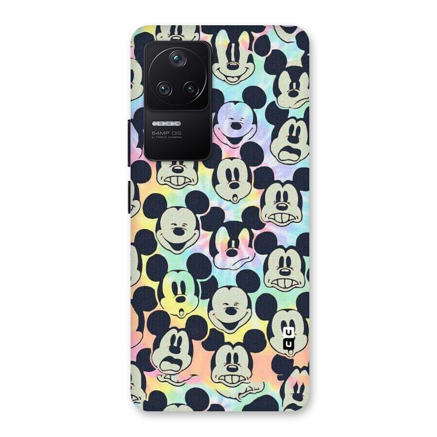 Fun Rainbow Faces Back Case for Poco F4 5G