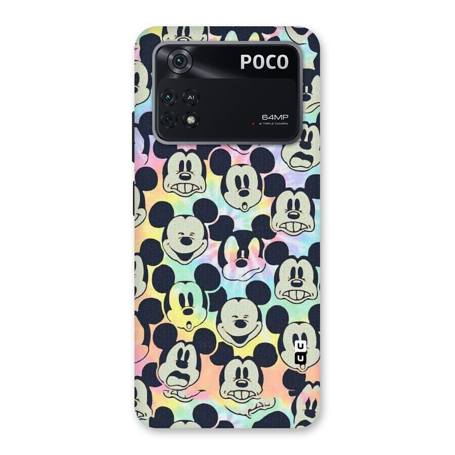 Fun Rainbow Faces Back Case for Poco M4 Pro 4G