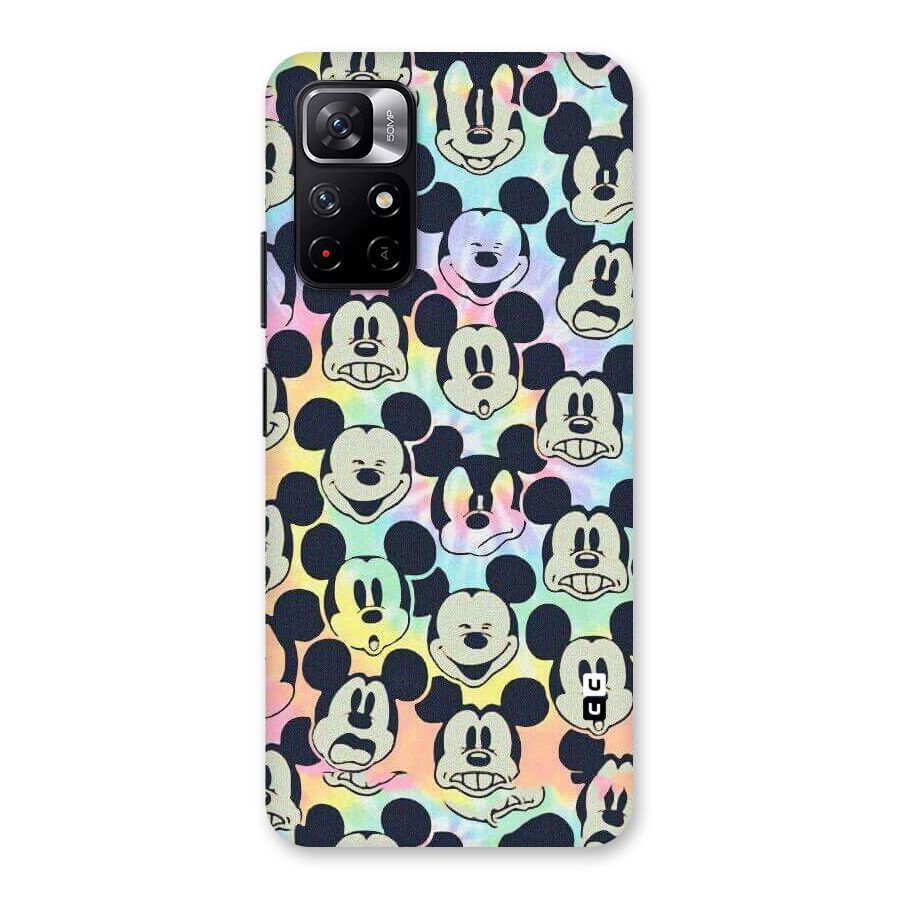 Fun Rainbow Faces Back Case for Redmi Note 11T 5G