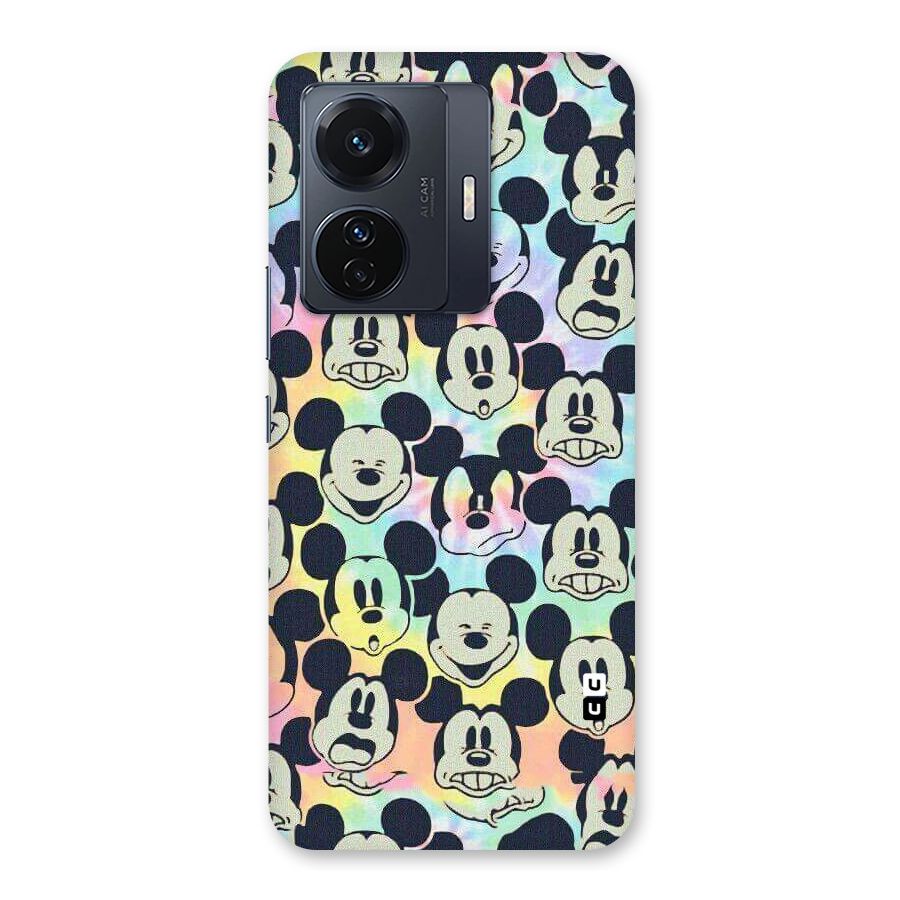 Fun Rainbow Faces Back Case for Vivo T1 Pro