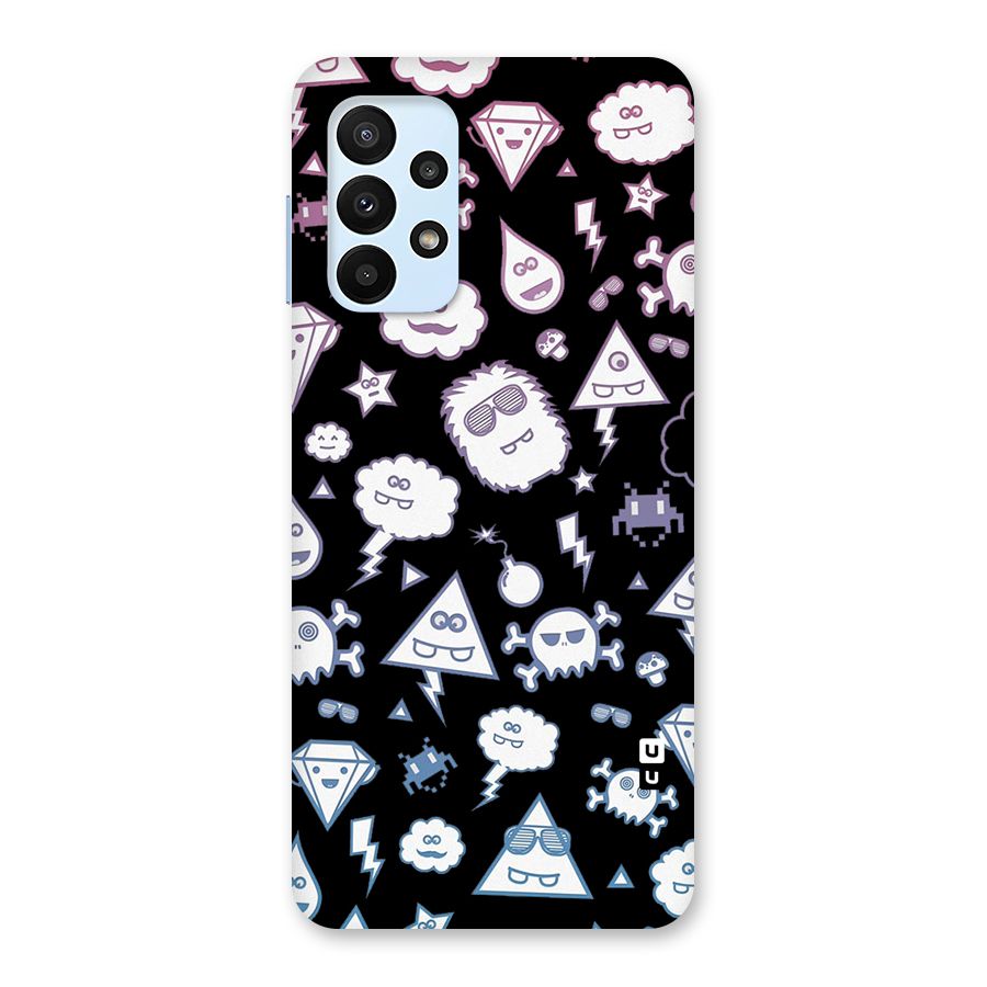 Funny Faces Back Case for Galaxy A23