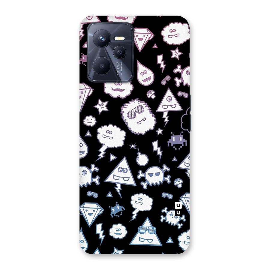 Funny Faces Back Case for Realme C35