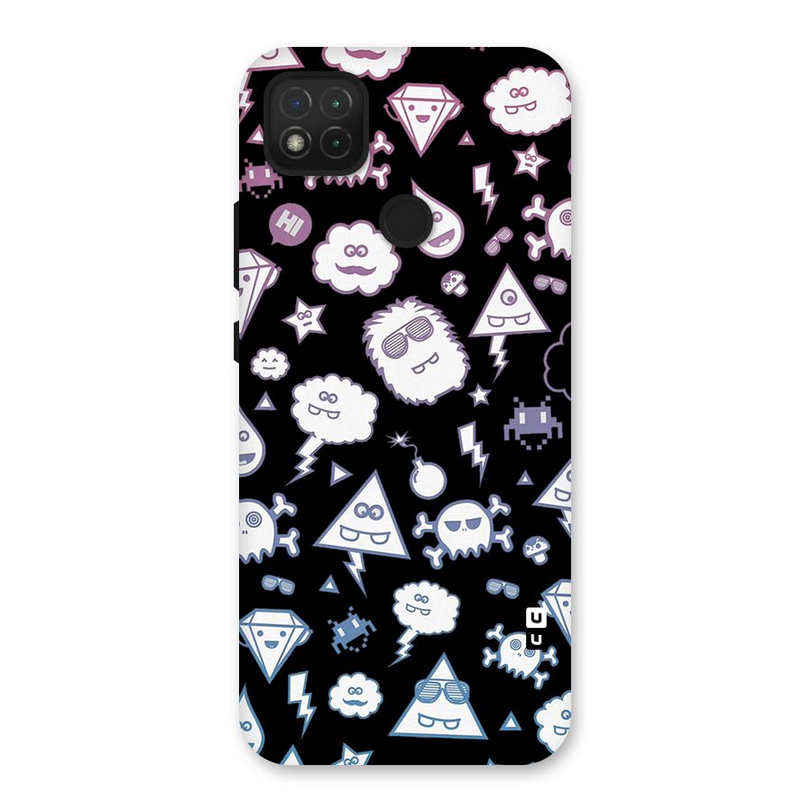 Funny Faces Back Case for Redmi 9 Activ