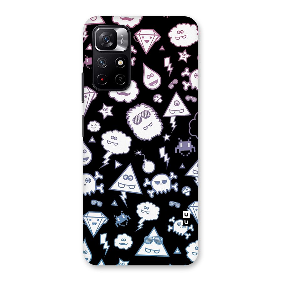 Funny Faces Back Case for Redmi Note 11T 5G