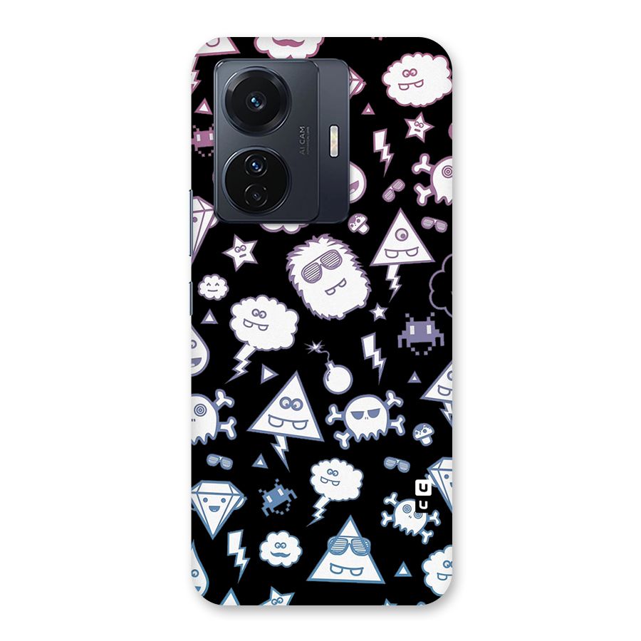 Funny Faces Back Case for Vivo T1 Pro