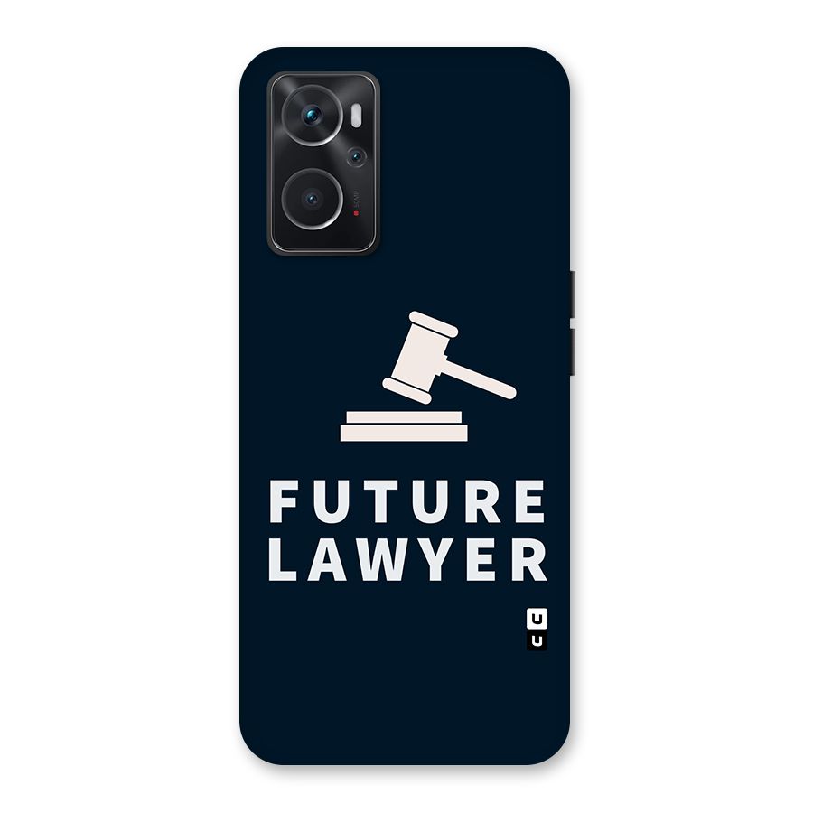 Future Lawyer Back Case for Oppo K10 4G