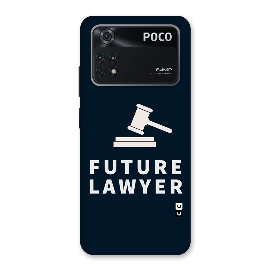 Future Lawyer Back Case for Poco M4 Pro 4G