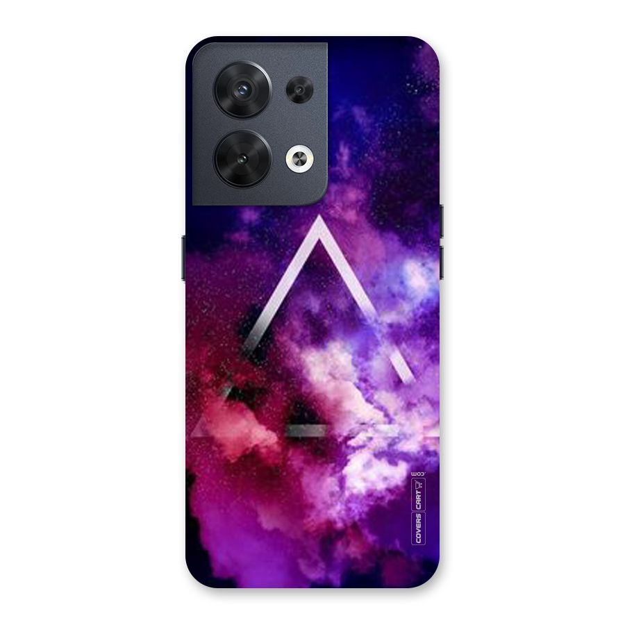 Galaxy Smoke Hues Back Case for Oppo Reno8 5G