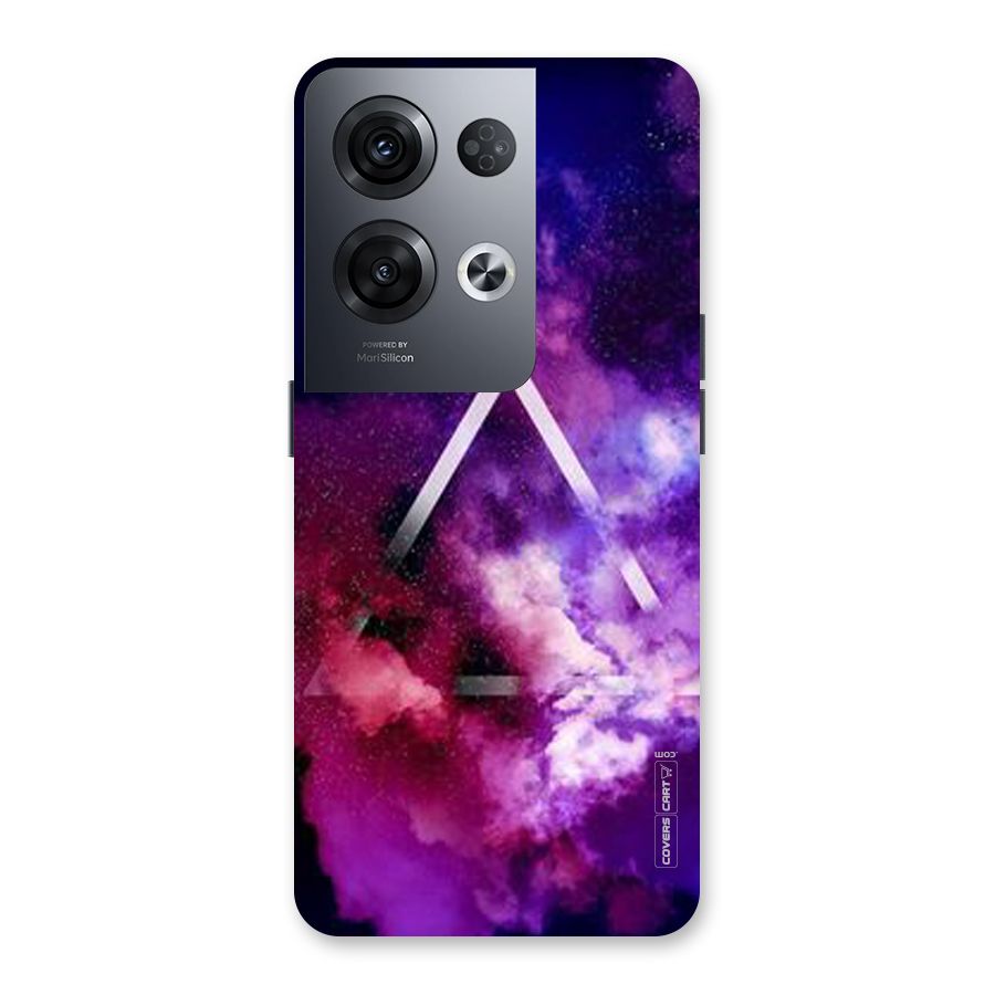 Galaxy Smoke Hues Back Case for Oppo Reno8 Pro 5G