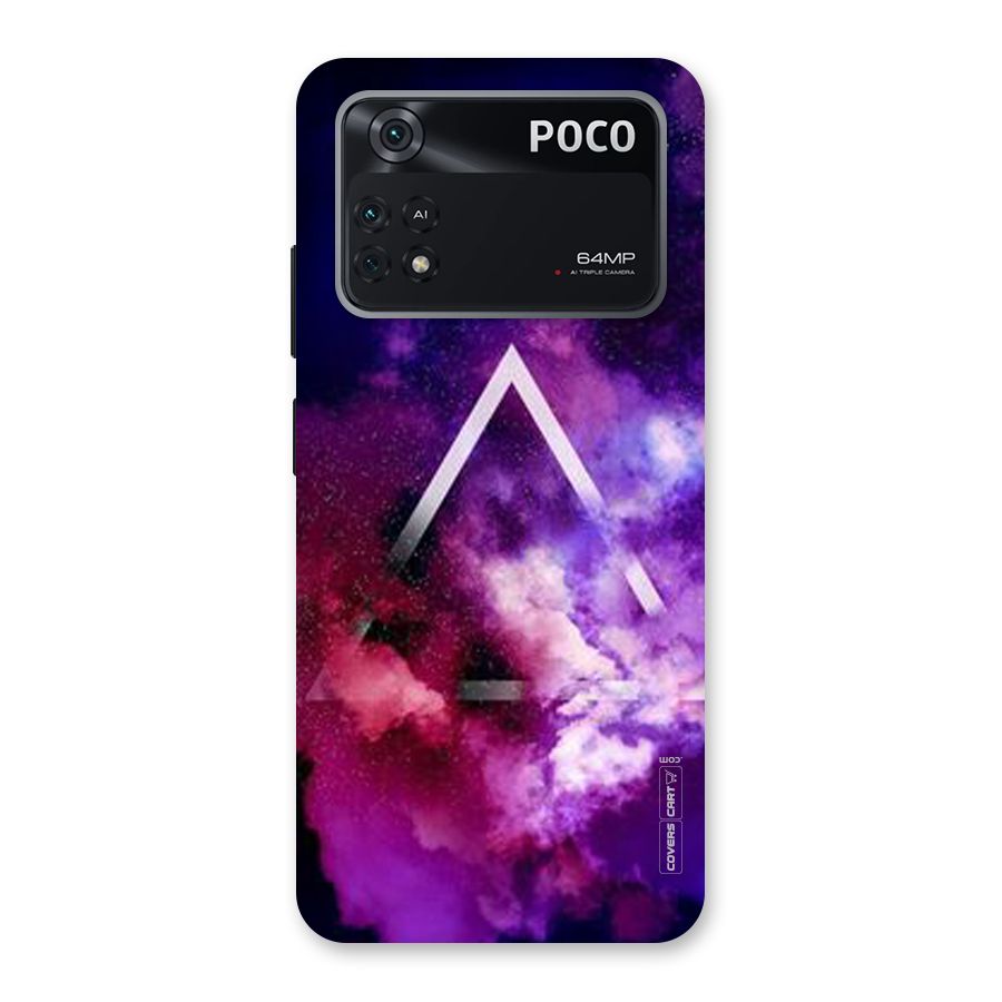 Galaxy Smoke Hues Back Case for Poco M4 Pro 4G