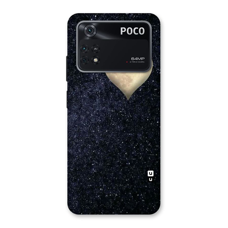 Galaxy Space Heart Back Case for Poco M4 Pro 4G