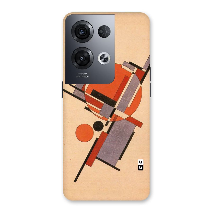 Geo Abstract Metrics Back Case for Oppo Reno8 Pro 5G