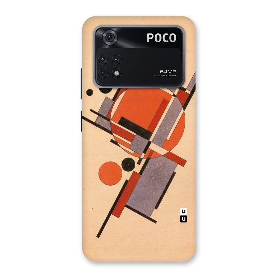 Geo Abstract Metrics Back Case for Poco M4 Pro 4G