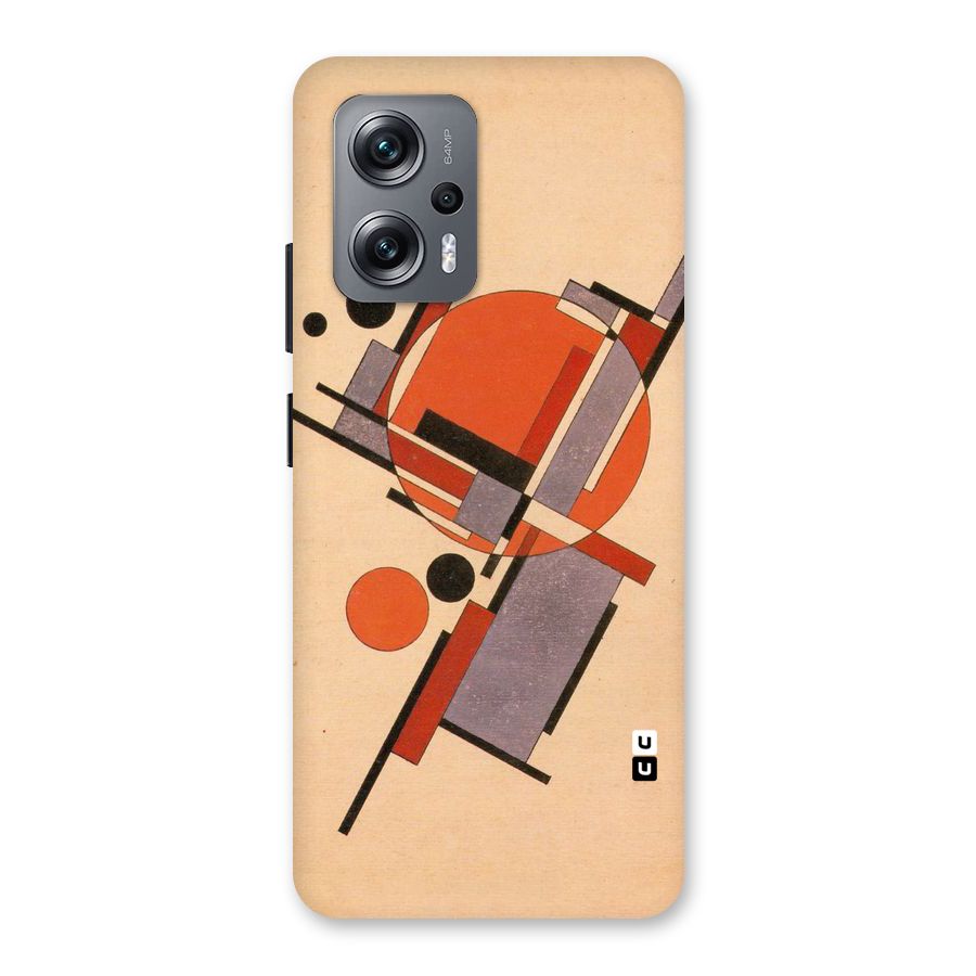 Geo Abstract Metrics Back Case for Redmi K50i