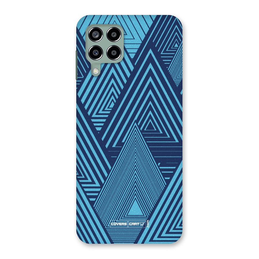 Geometric Blue Print Back Case for Galaxy M33
