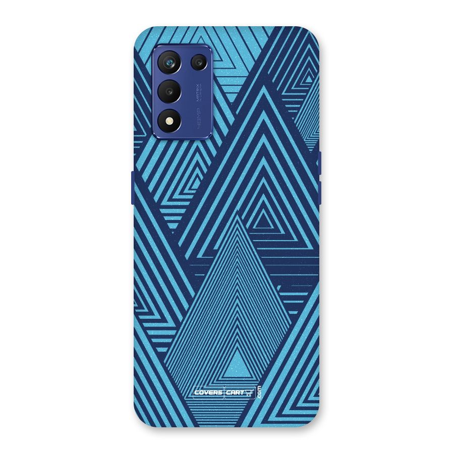 Geometric Blue Print Back Case for Realme 9 5G Speed
