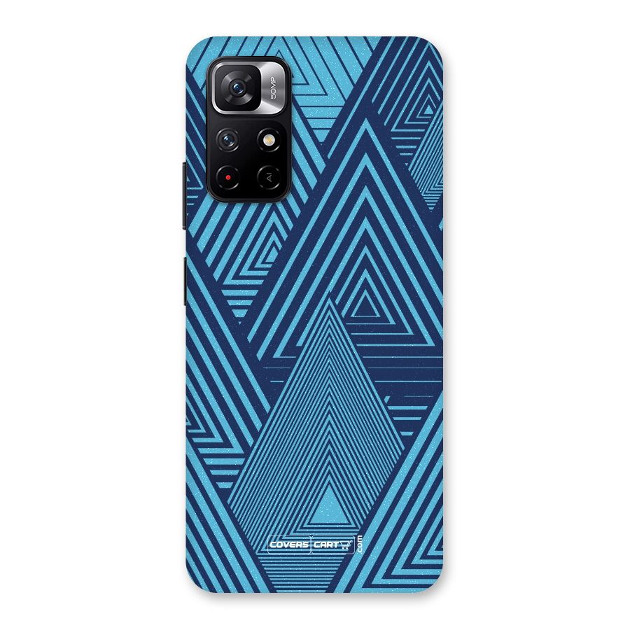 Geometric Blue Print Back Case for Redmi Note 11T 5G