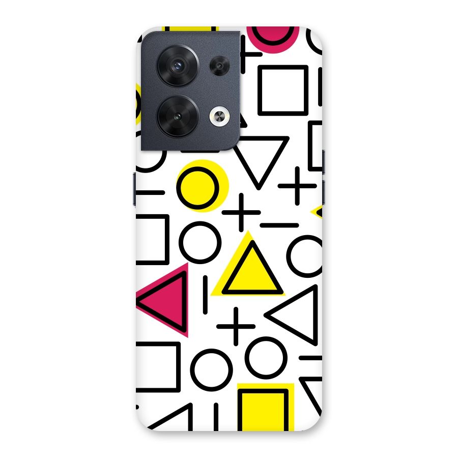 Geometry Pattern Back Case for Oppo Reno8 5G