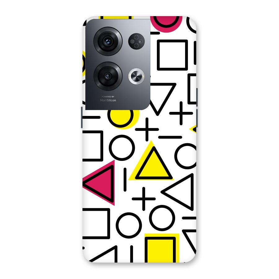 Geometry Pattern Back Case for Oppo Reno8 Pro 5G