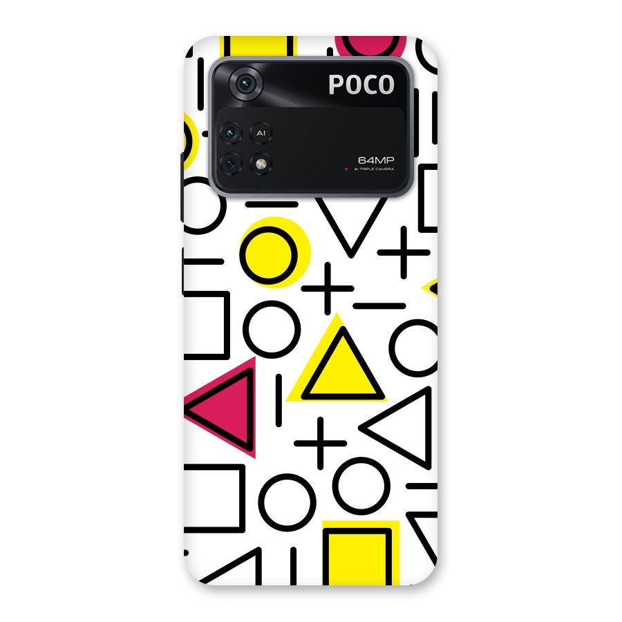 Geometry Pattern Back Case for Poco M4 Pro 4G