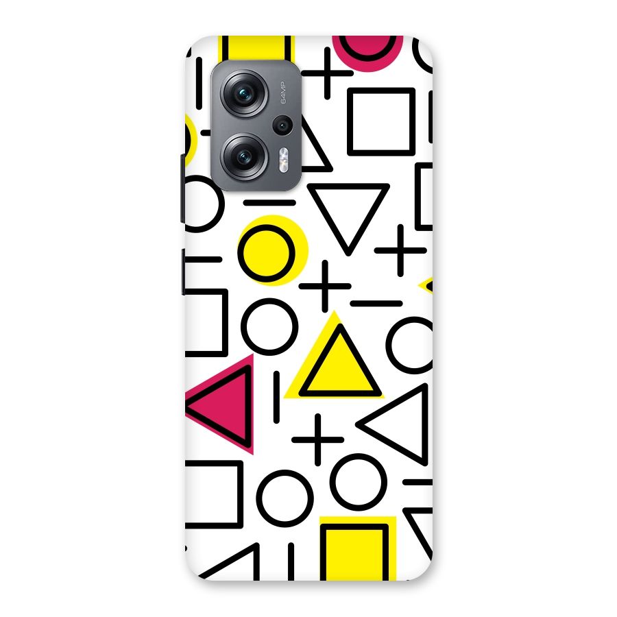 Geometry Pattern Back Case for Redmi K50i