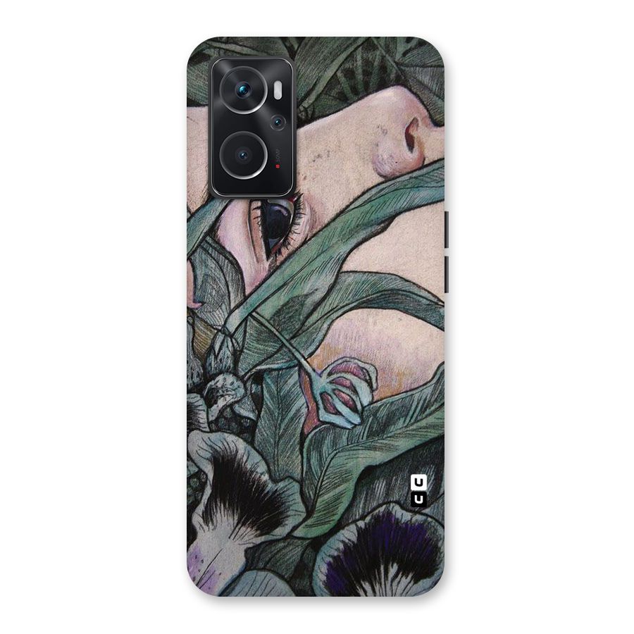 Girl Grass Art Back Case for Oppo K10 4G