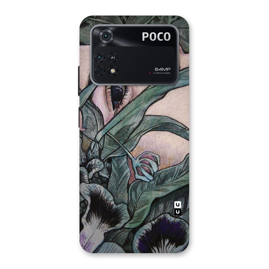 Girl Grass Art Back Case for Poco M4 Pro 4G