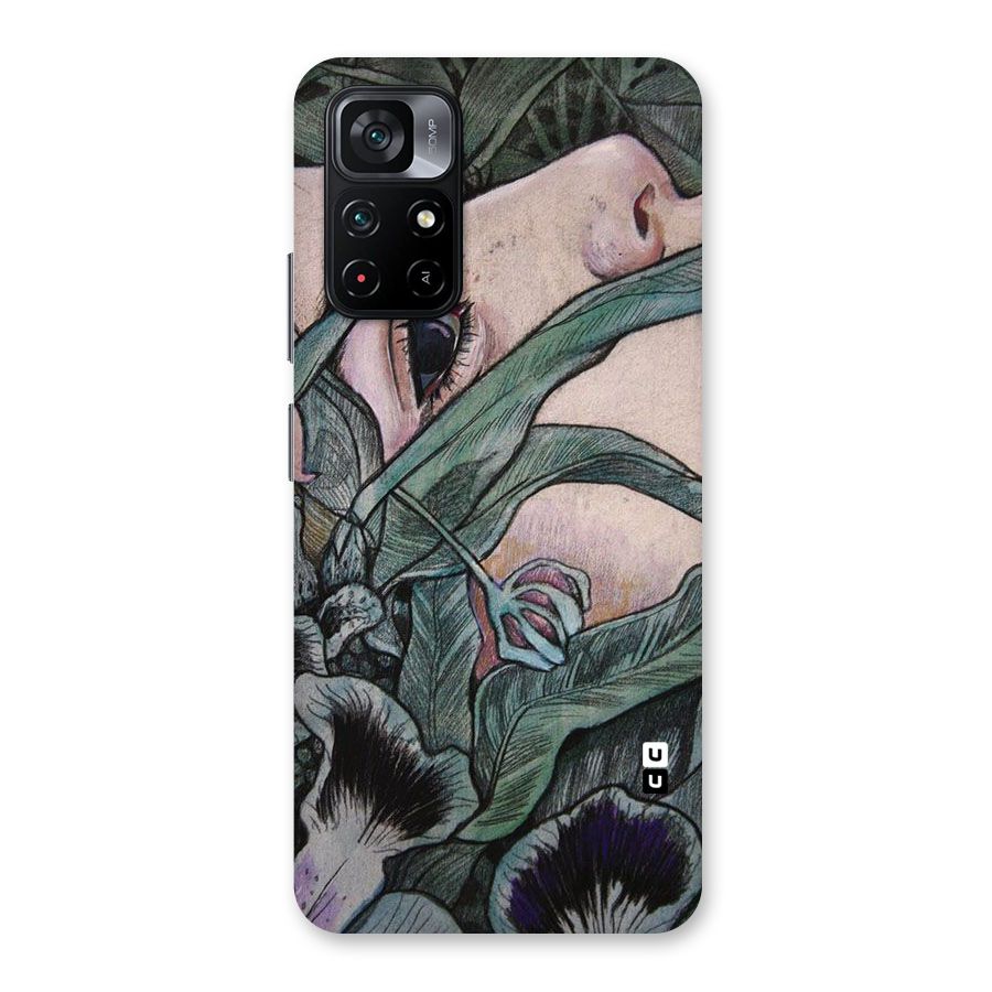 Girl Grass Art Back Case for Poco M4 Pro 5G