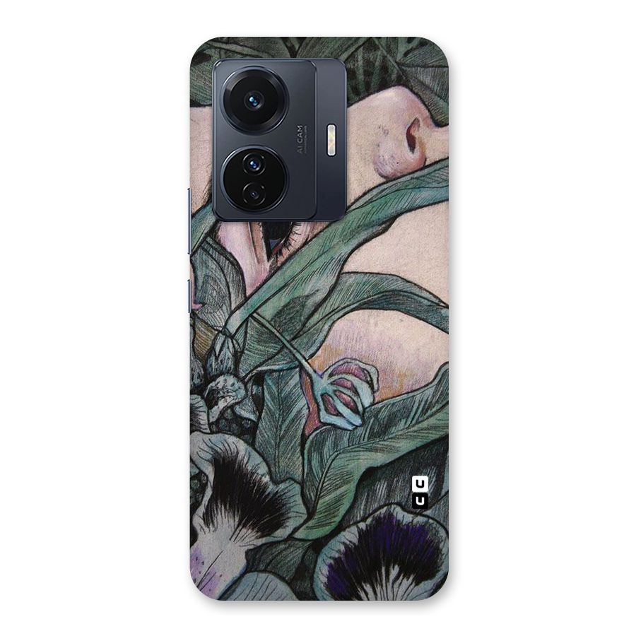 Girl Grass Art Back Case for Vivo T1 Pro