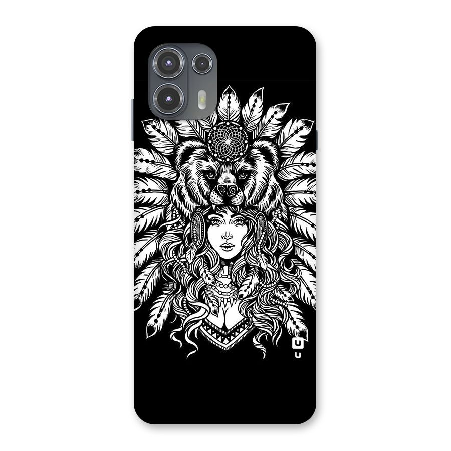 Girl Pattern Art Back Case for Motorola Edge 20 Fusion