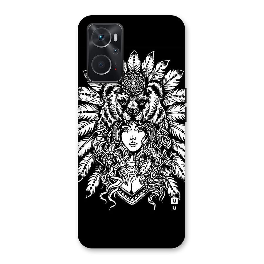 Girl Pattern Art Back Case for Oppo K10 4G