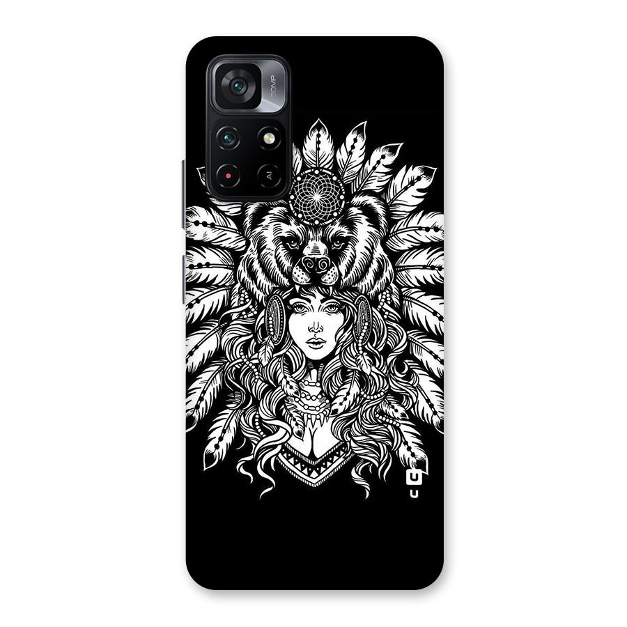 Girl Pattern Art Back Case for Poco M4 Pro 5G