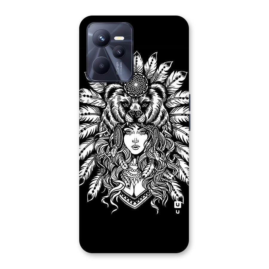 Girl Pattern Art Back Case for Realme C35