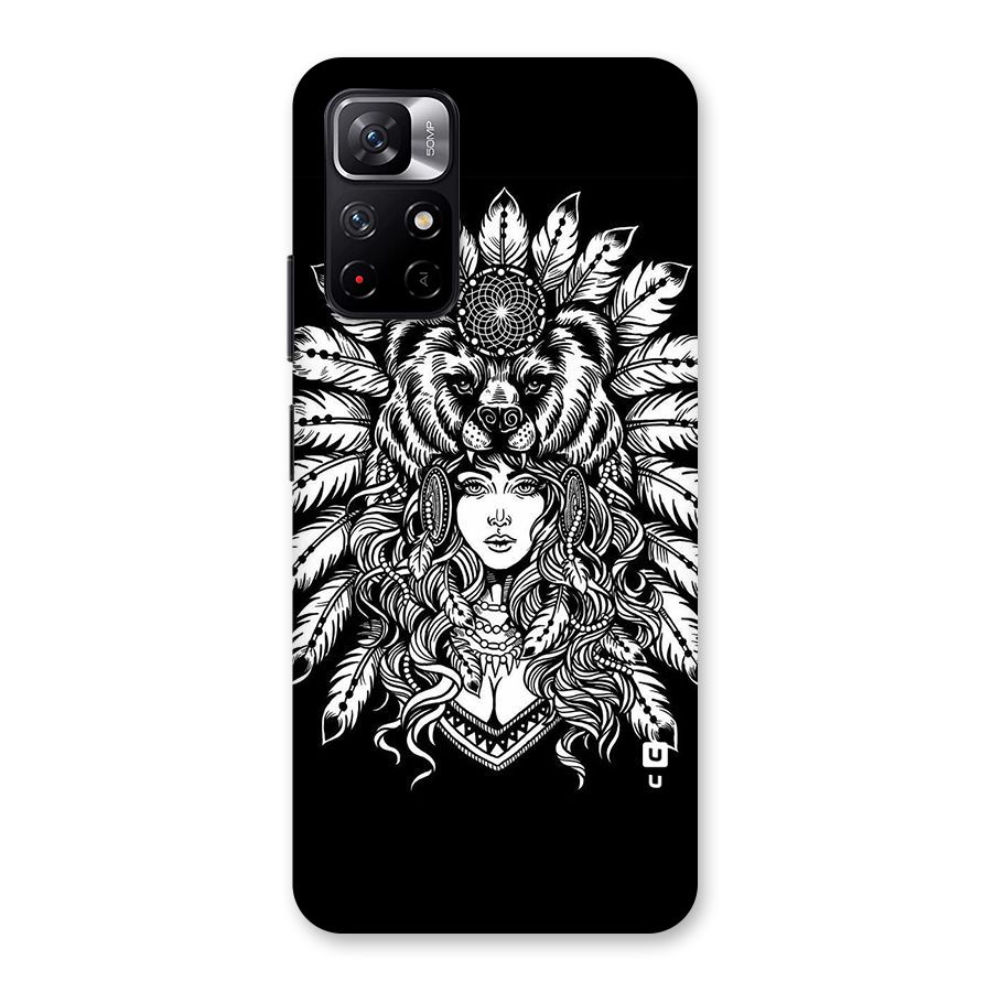 Girl Pattern Art Back Case for Redmi Note 11T 5G