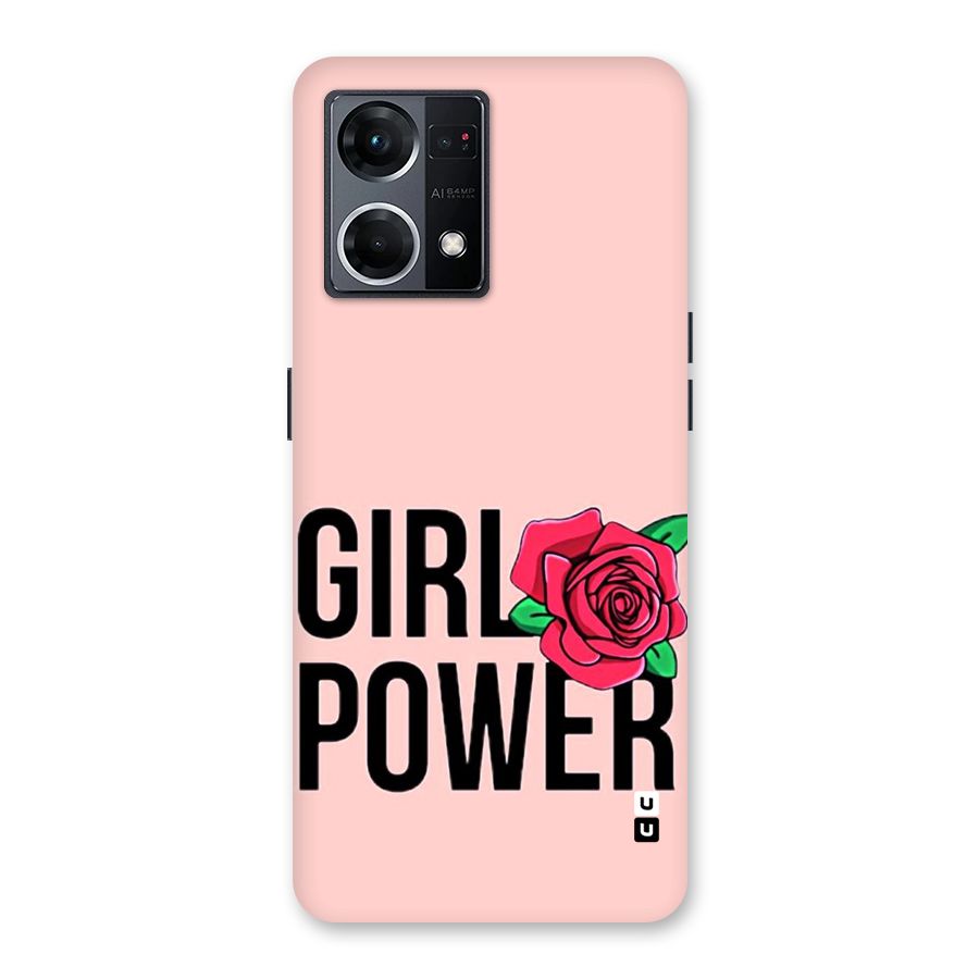 Girl Power Glass Back Case for Oppo F21 Pro 5G