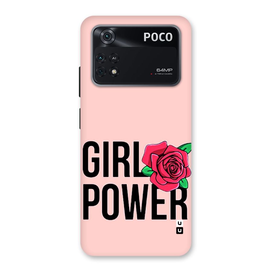 Girl Power Back Case for Poco M4 Pro 4G
