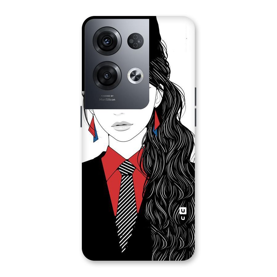Girl Tie Back Case for Oppo Reno8 Pro 5G