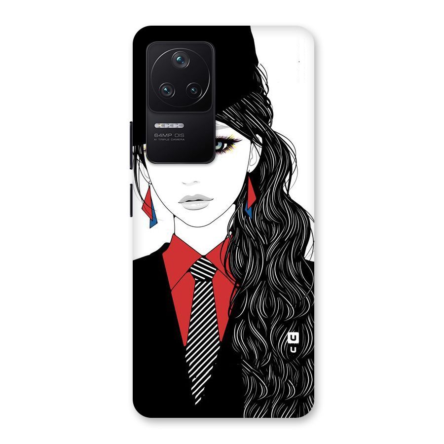 Girl Tie Back Case for Poco F4 5G