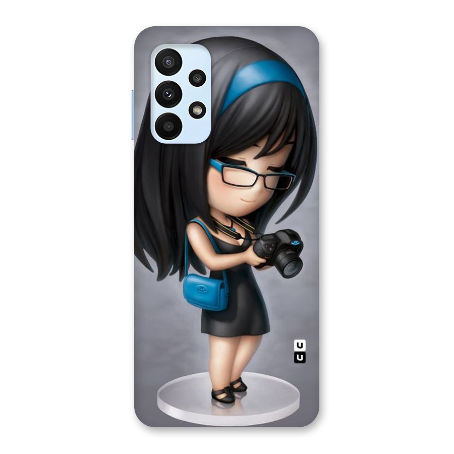 Girl With Camera Back Case for Galaxy A23