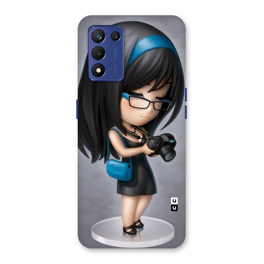 Girl With Camera Back Case for Realme 9 5G Speed