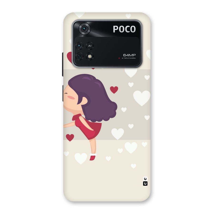 Girl in Love Back Case for Poco M4 Pro 4G