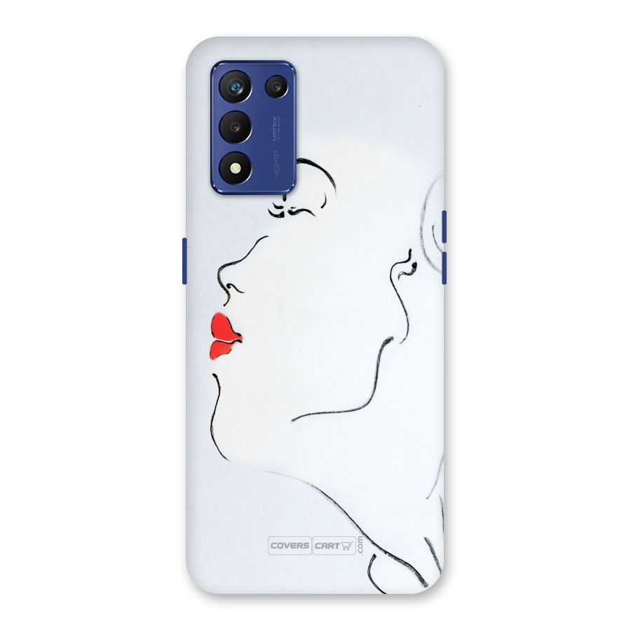 Girl in Red Lipstick Back Case for Realme 9 5G Speed