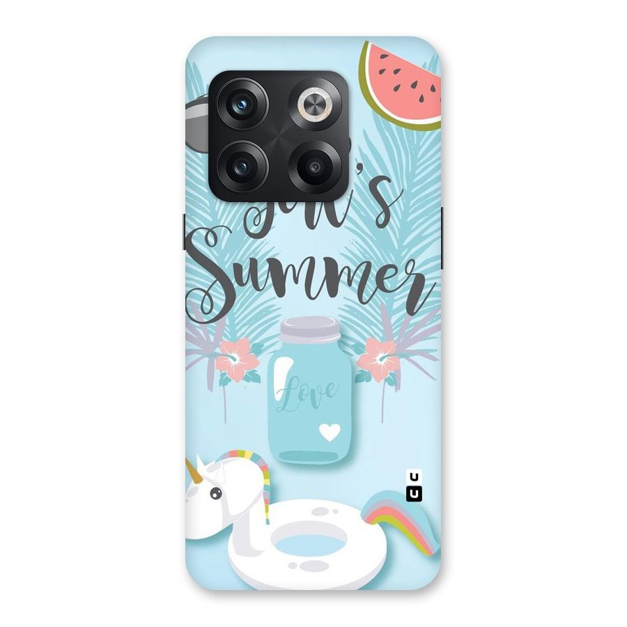 Girls Summer Back Case for OnePlus 10T
