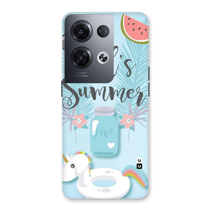 Girls Summer Back Case for Oppo Reno8 Pro 5G