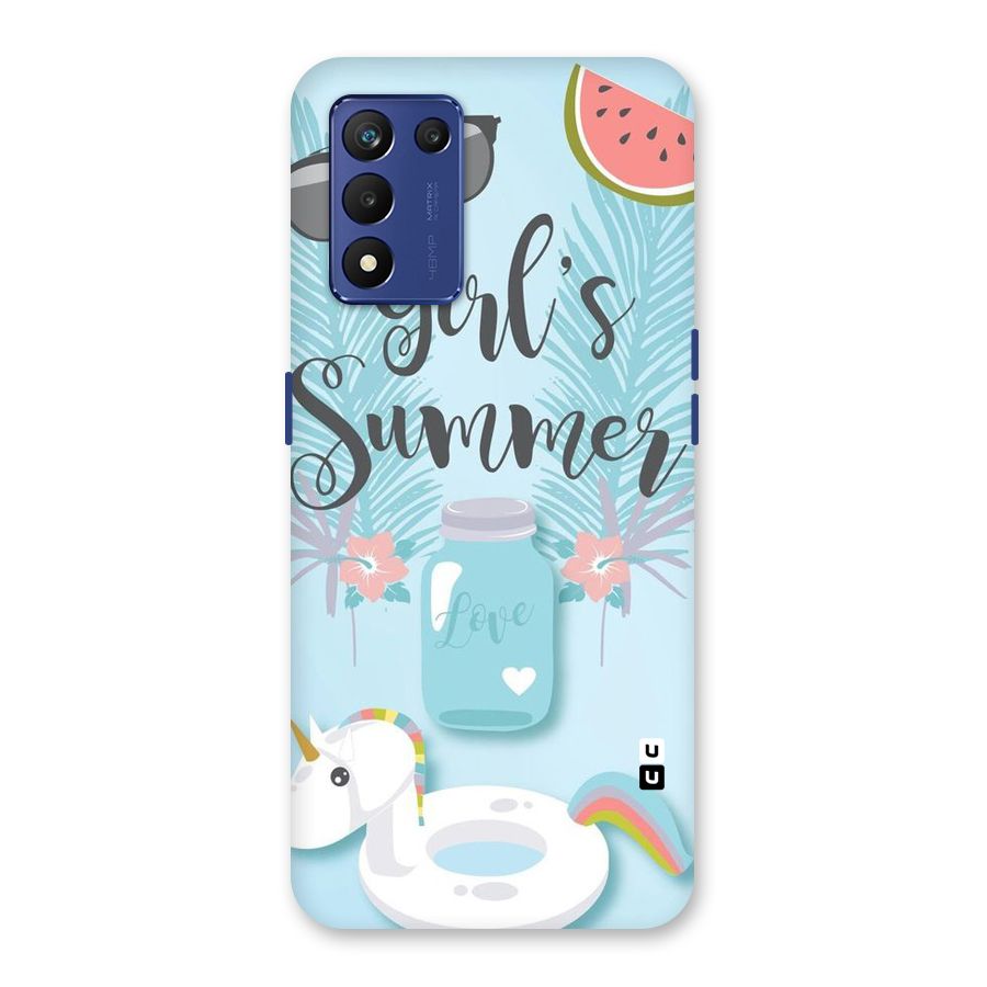 Girls Summer Back Case for Realme 9 5G Speed