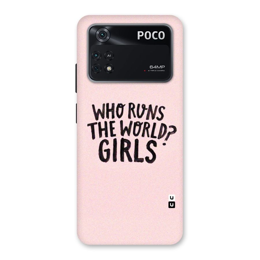 Girls World Back Case for Poco M4 Pro 4G