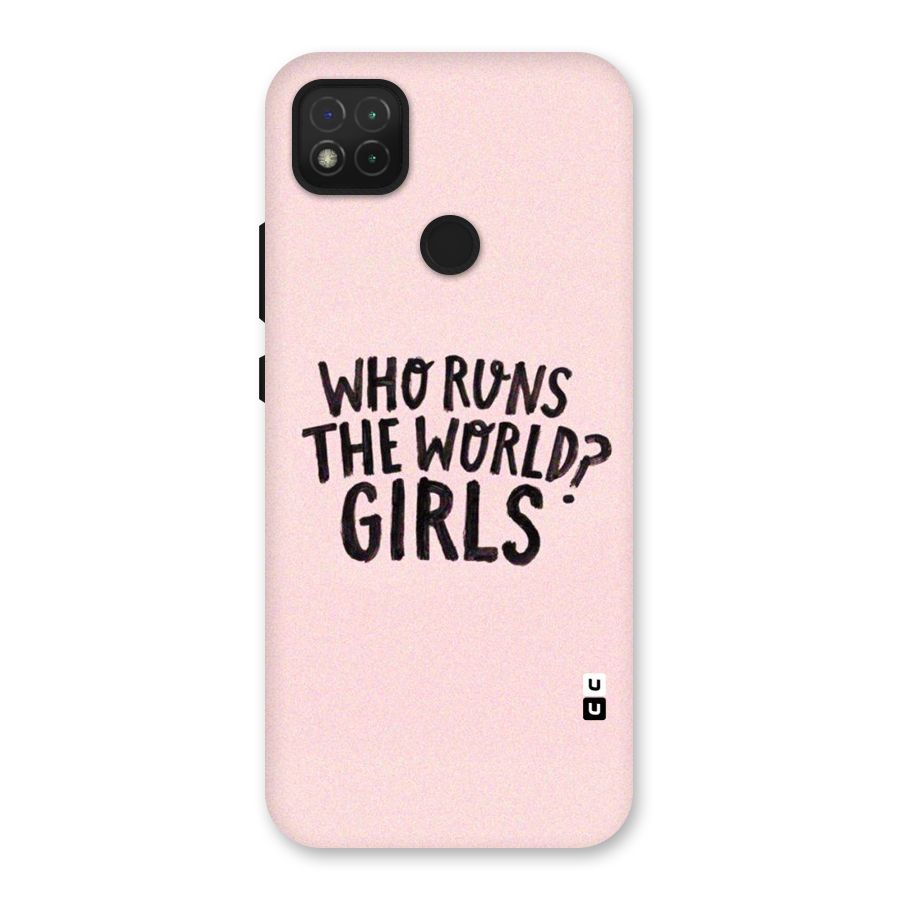 Girls World Back Case for Redmi 9 Activ