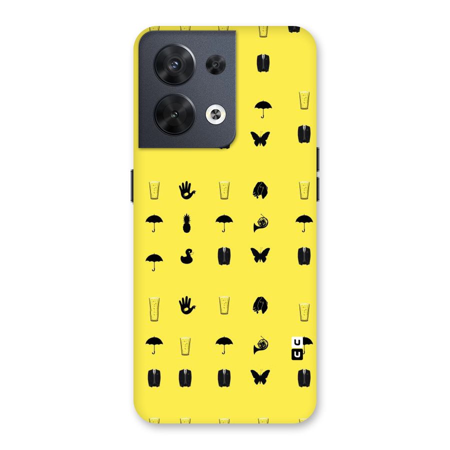 Glass Pattern Back Case for Oppo Reno8 5G