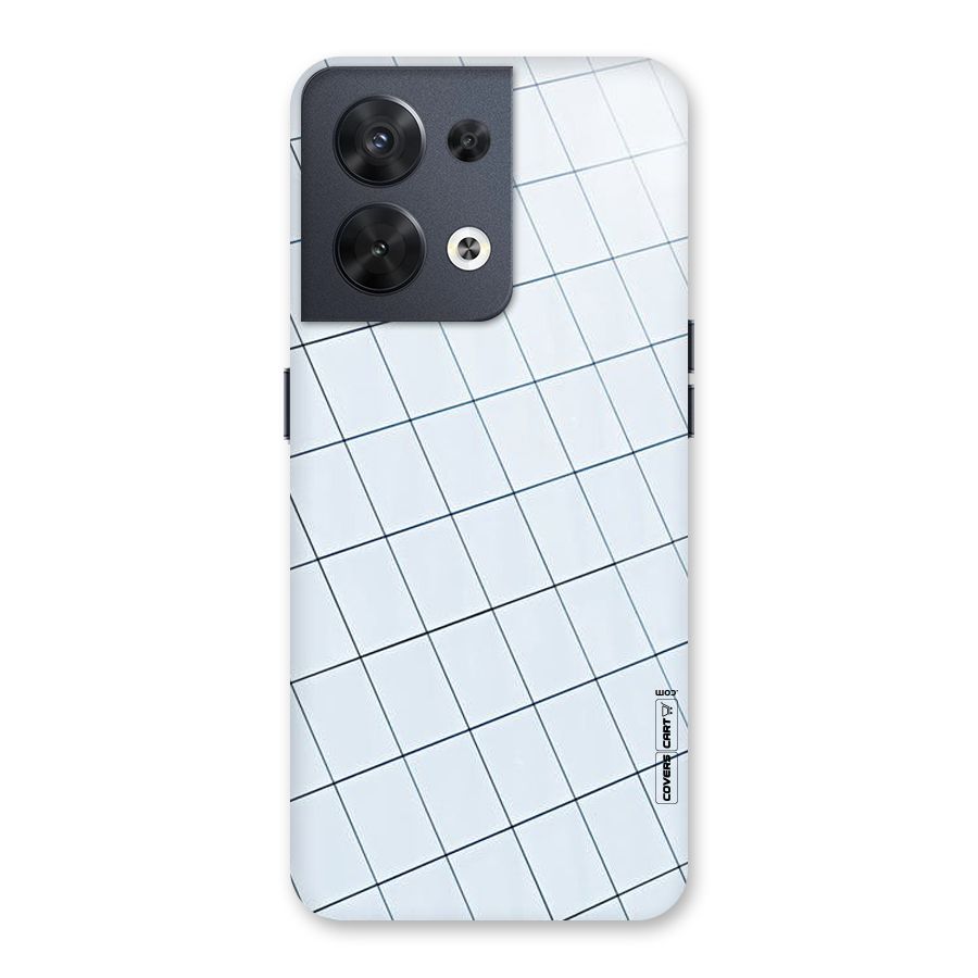 Glass Square Wall Back Case for Oppo Reno8 5G